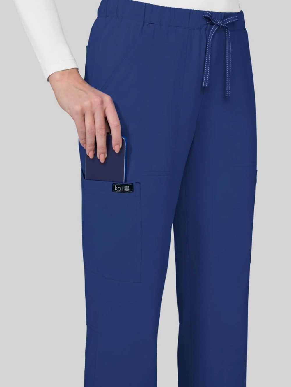 koi Basics Holly Scrub Pant – Galaxy Blue – 2X Regular